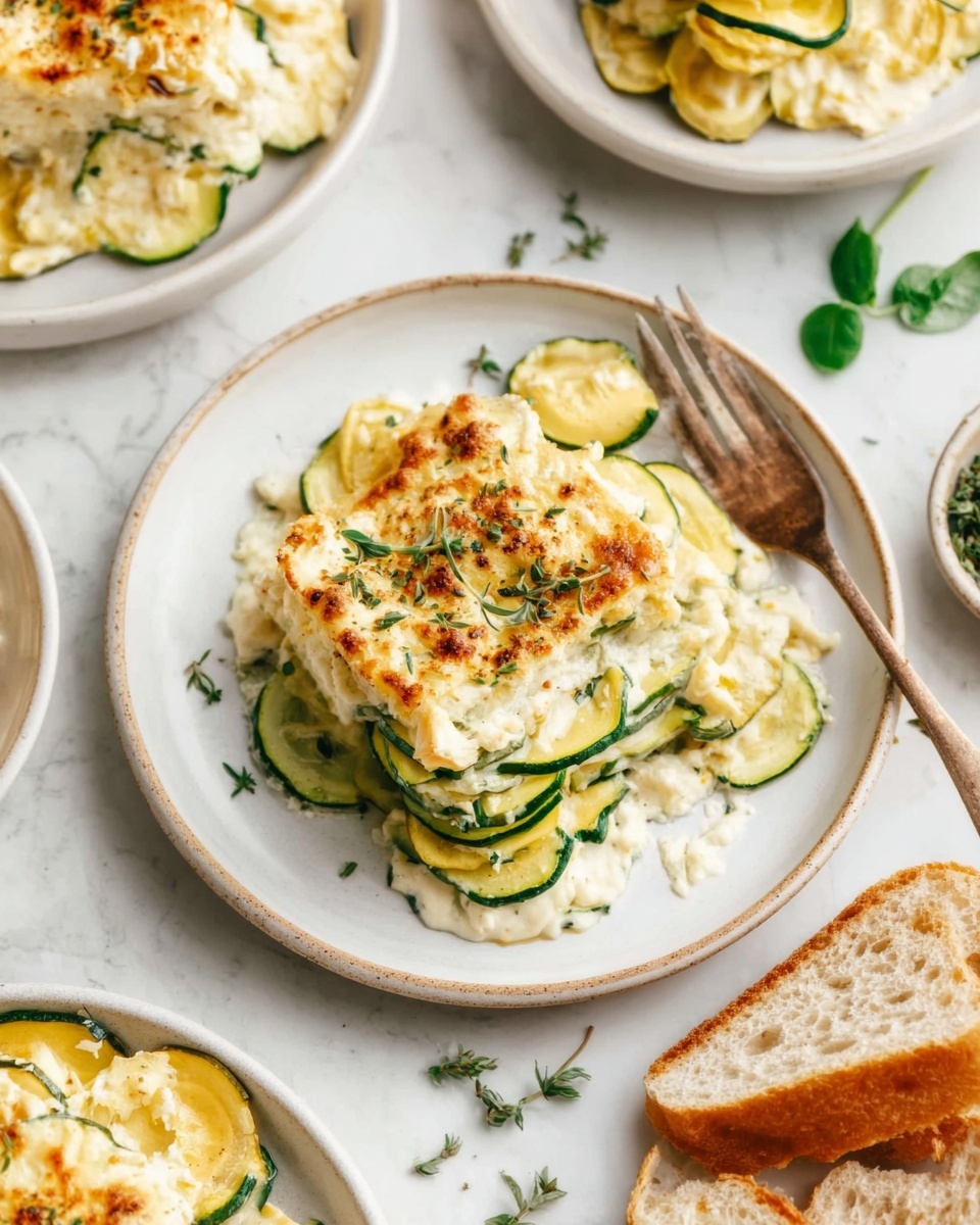 Zucchini Lasagna with Ground Turkey and Ricotta Recipe - Recipe Image