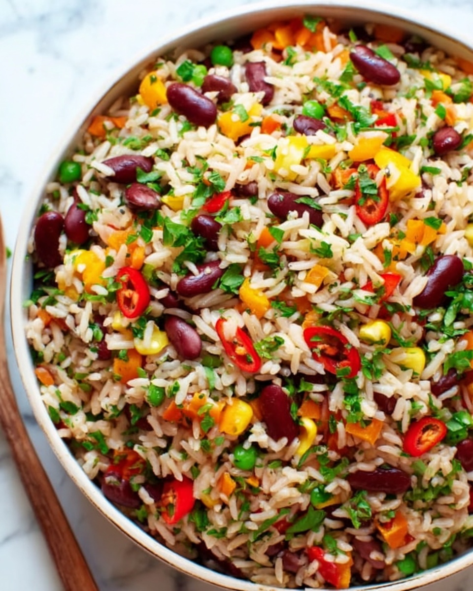 Very Veggie Rice and Beans Recipe - Recipe Image