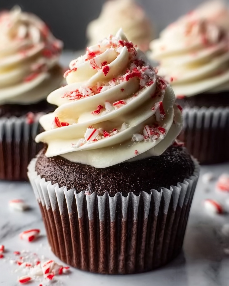 Peppermint Mocha Cupcakes Recipe - Recipe Image