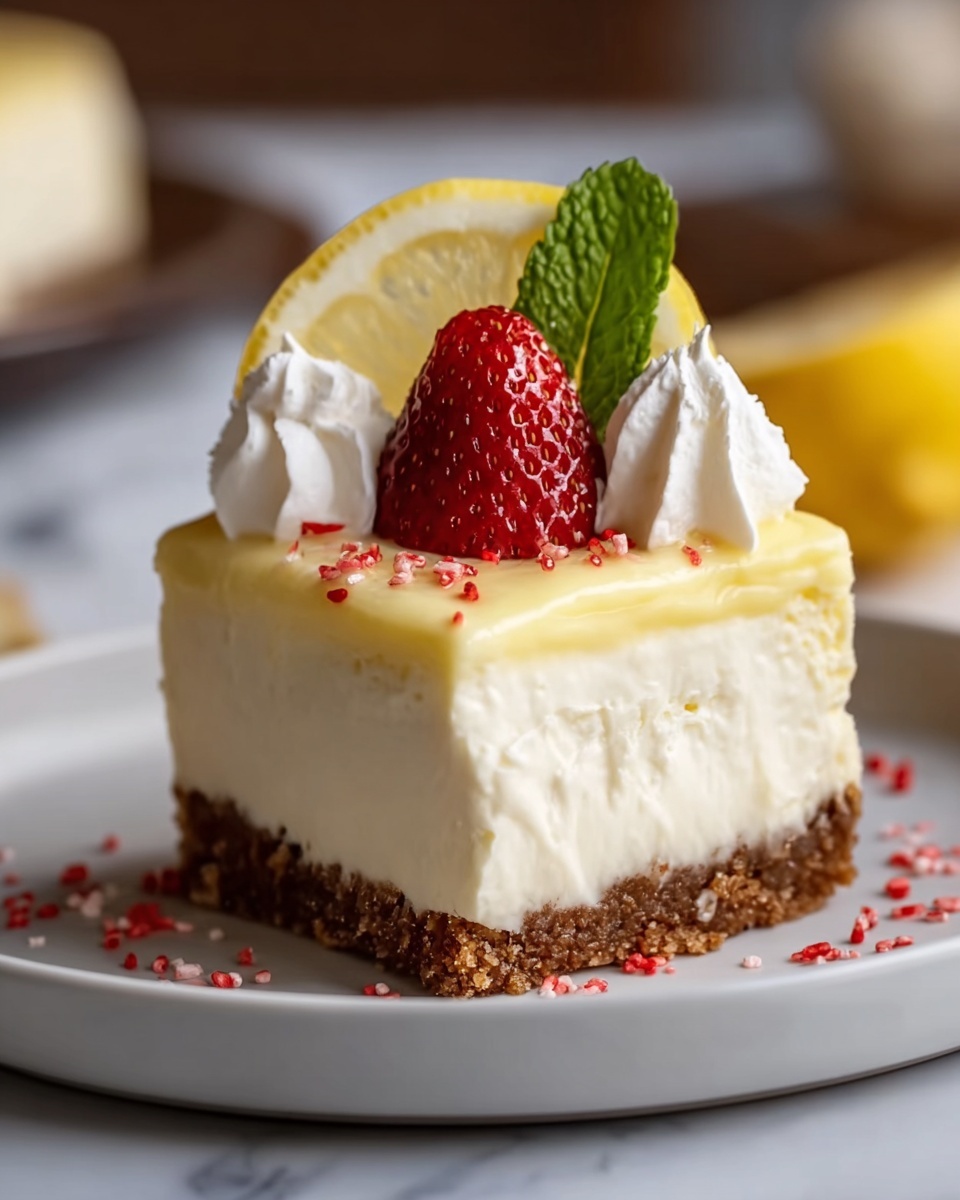 Lemon Cheesecake Recipe - Recipe Image