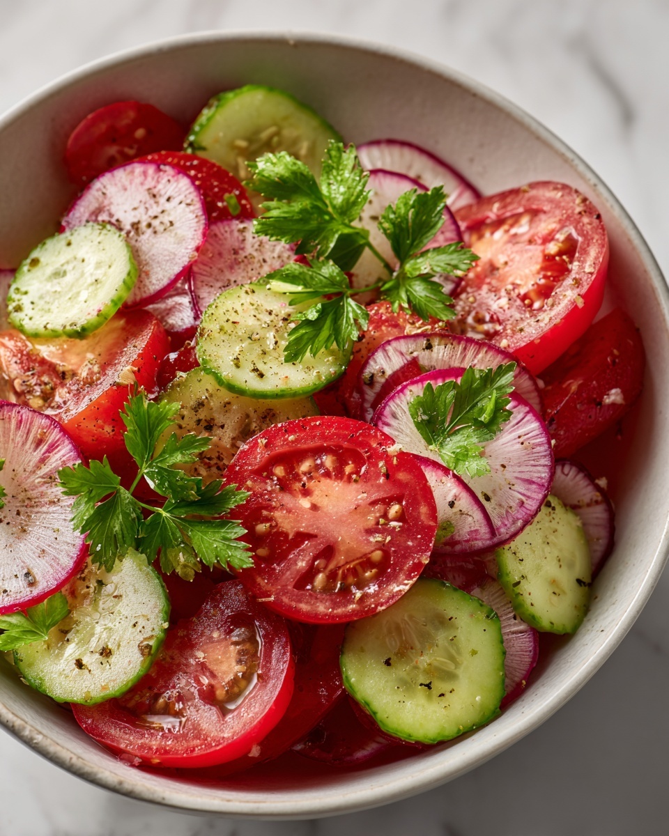 Cucumber and Tomato Salad Recipe - Recipe Image