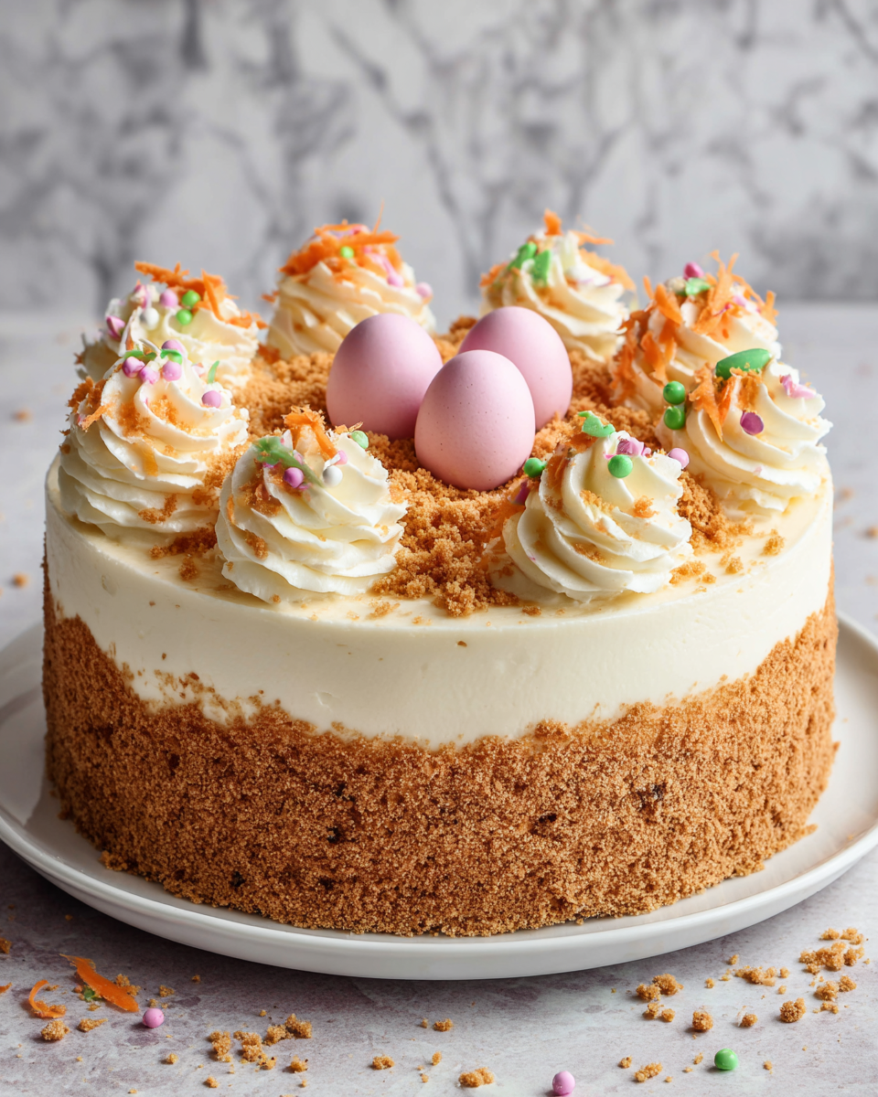 Carrot Cake Cheesecake Recipe - Recipe Image