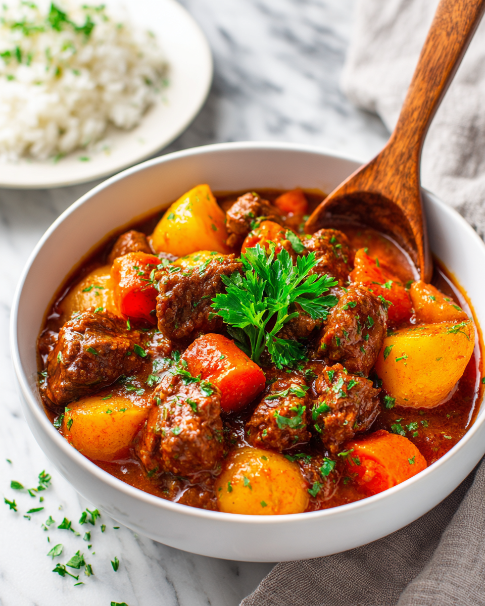 Slow Cooker Beef Massaman Curry: An Amazing Ultimate Recipe - Recipe Image