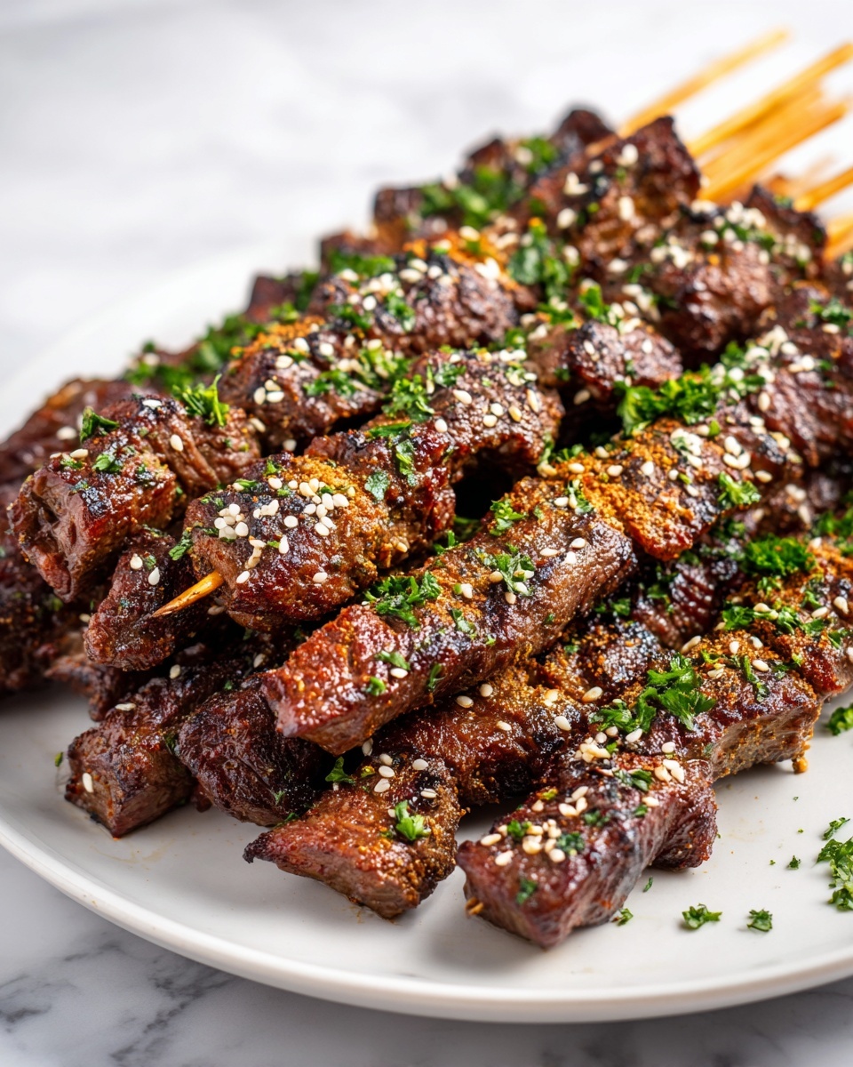 Beef Teriyaki Skewers Recipe - Recipe Image