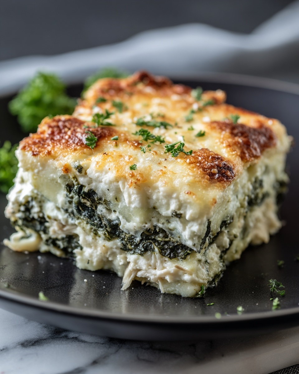 Chicken Alfredo Lasagna Recipe - Recipe Image