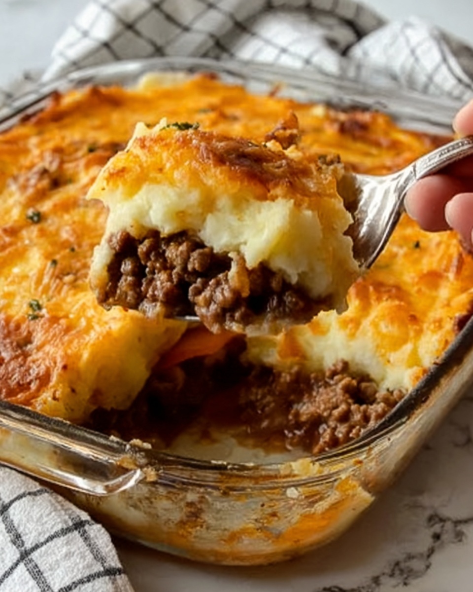 Cheddar Bay Ground Beef Cobbler Recipe - Recipe Image