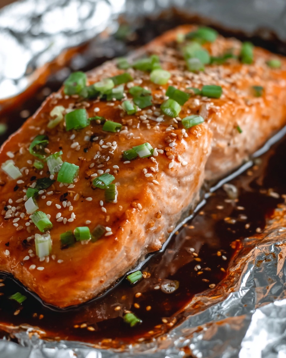 Asian Salmon in Foil Recipe - Recipe Image