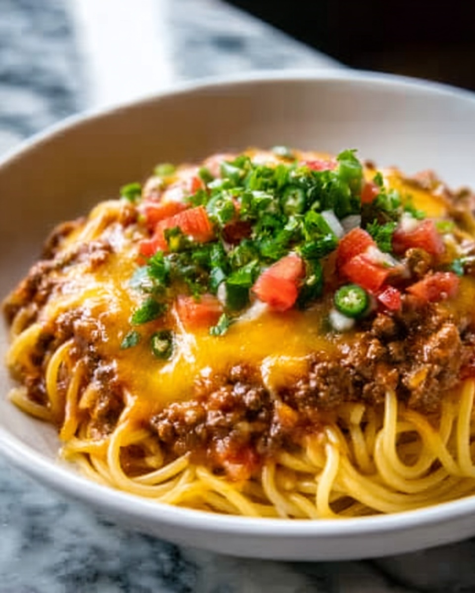 Taco Spaghetti Recipe - Recipe Image