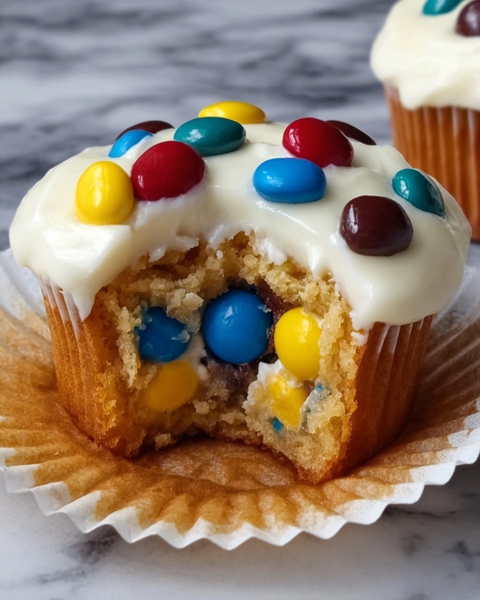 M&M Cupcakes Recipe - Recipe Image