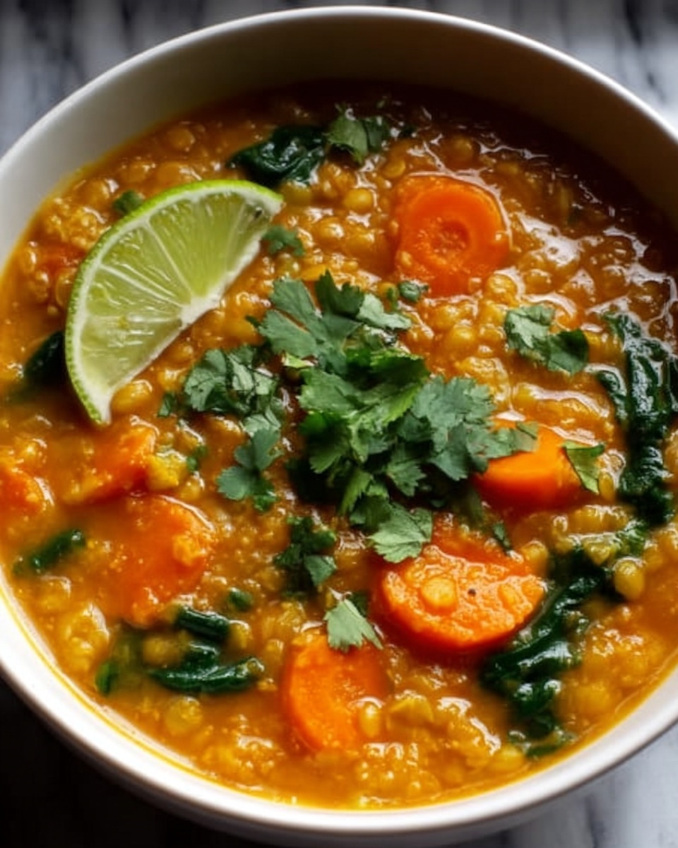 Slow Cooker Golden Lentil Soup Recipe - Recipe Image