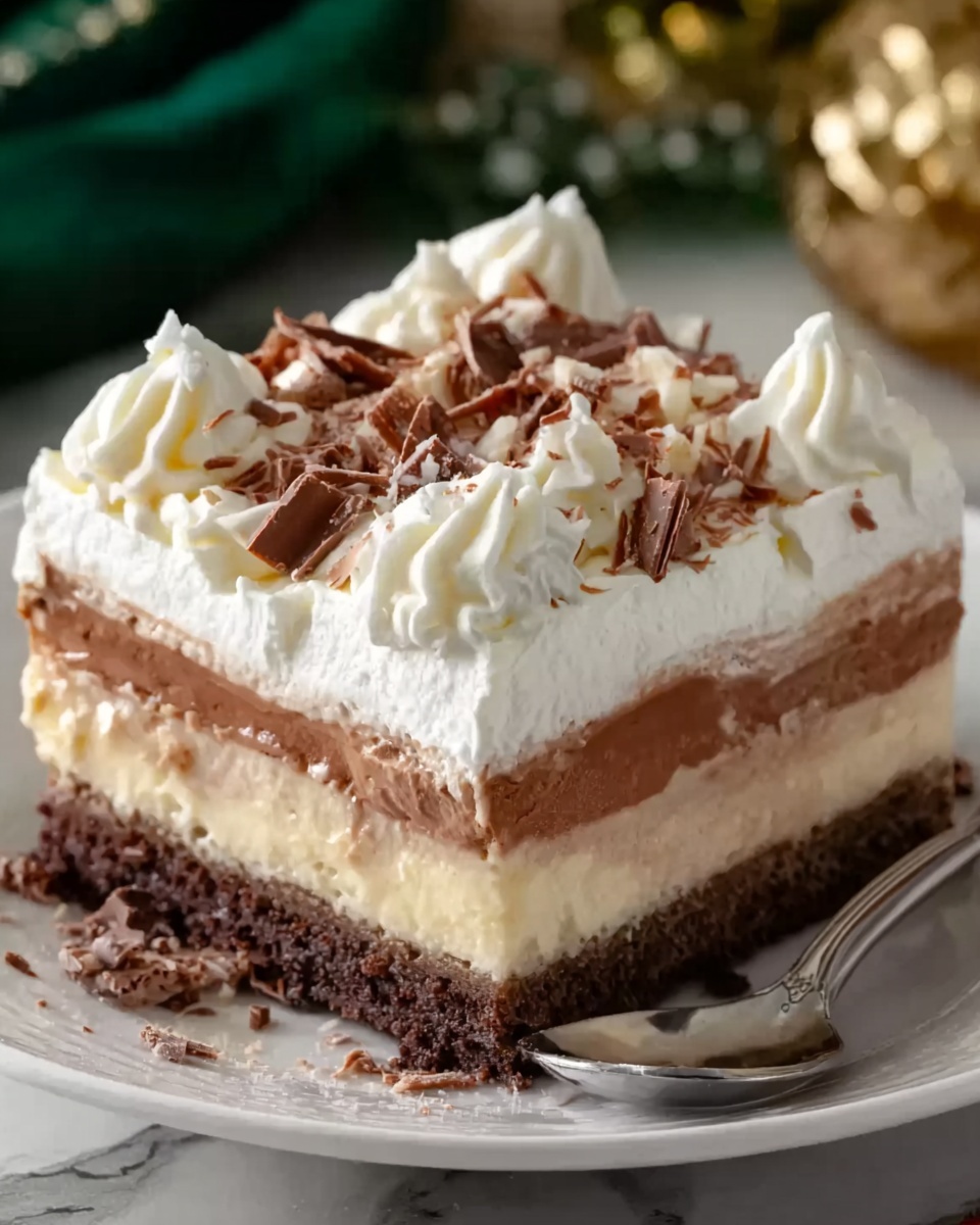 Hot Chocolate Lasagna Recipe - Recipe Image
