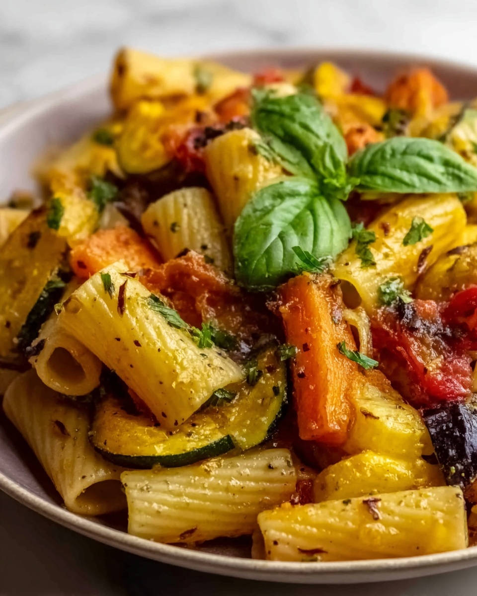 Roasted Vegetable Pasta Recipe - Recipe Image