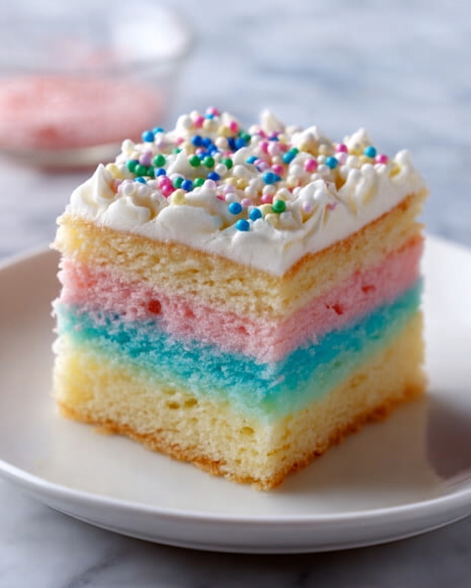 Easy Pastel Easter Cake Recipe - Recipe Image