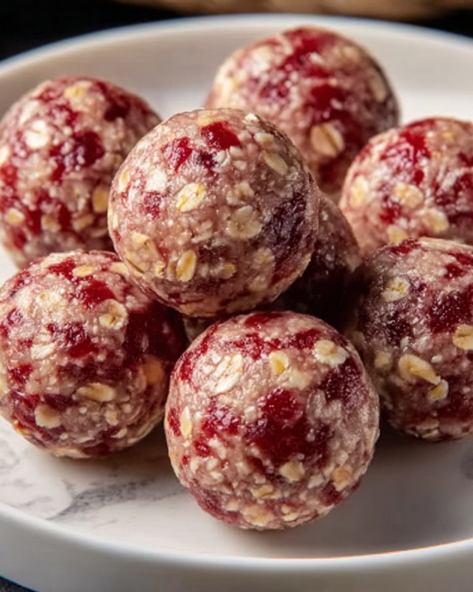 Strawberry and Banana Oat Balls Recipe - Recipe Image