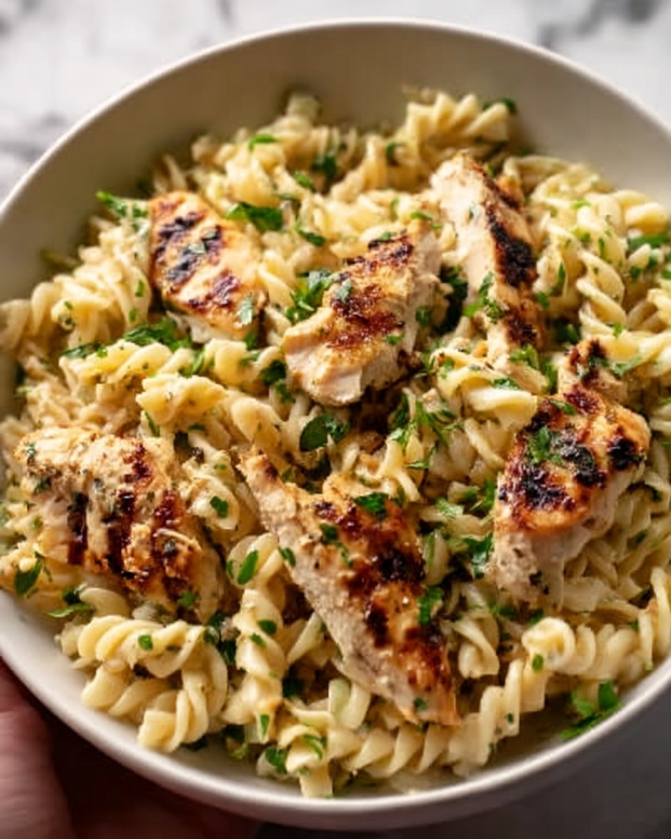 Boursin Orzo with Chicken Recipe - Recipe Image