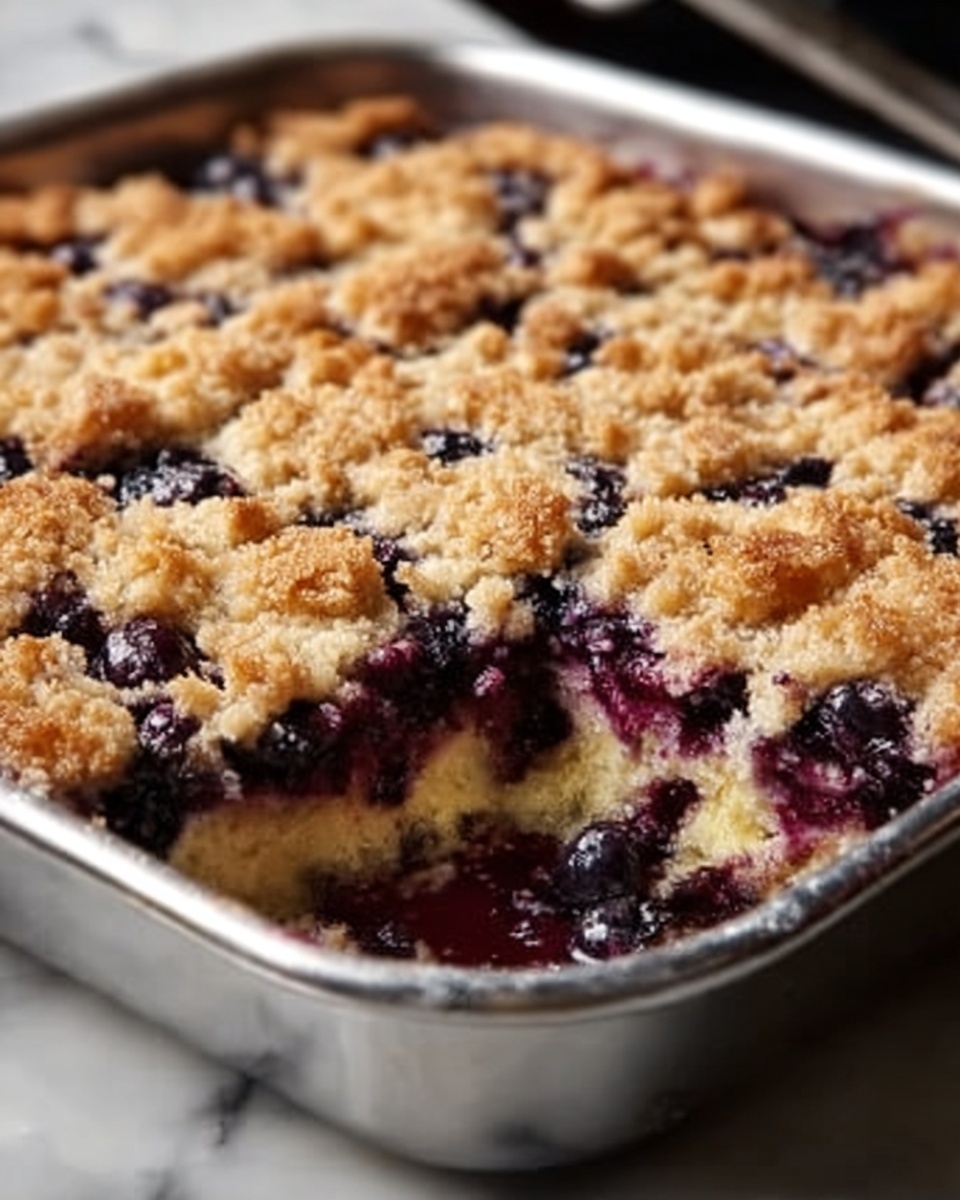 Buttermilk Blueberry Breakfast Cake Recipe - Recipe Image
