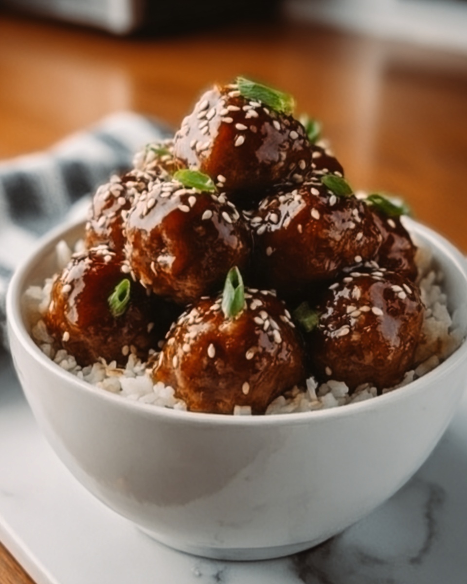Asian Turkey Meatballs Recipe - Recipe Image
