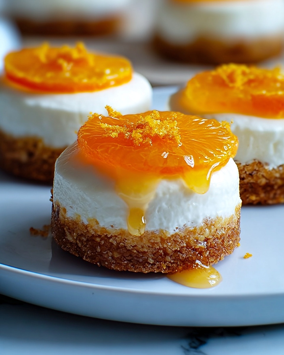 Orange Creamsicle Mini Cheesecakes Recipe - Recipe Image