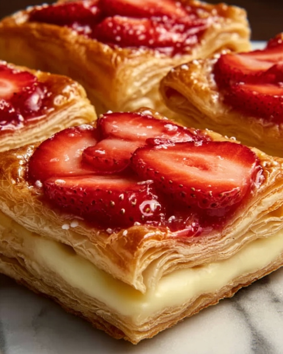 Strawberry Danish Recipe - Recipe Image