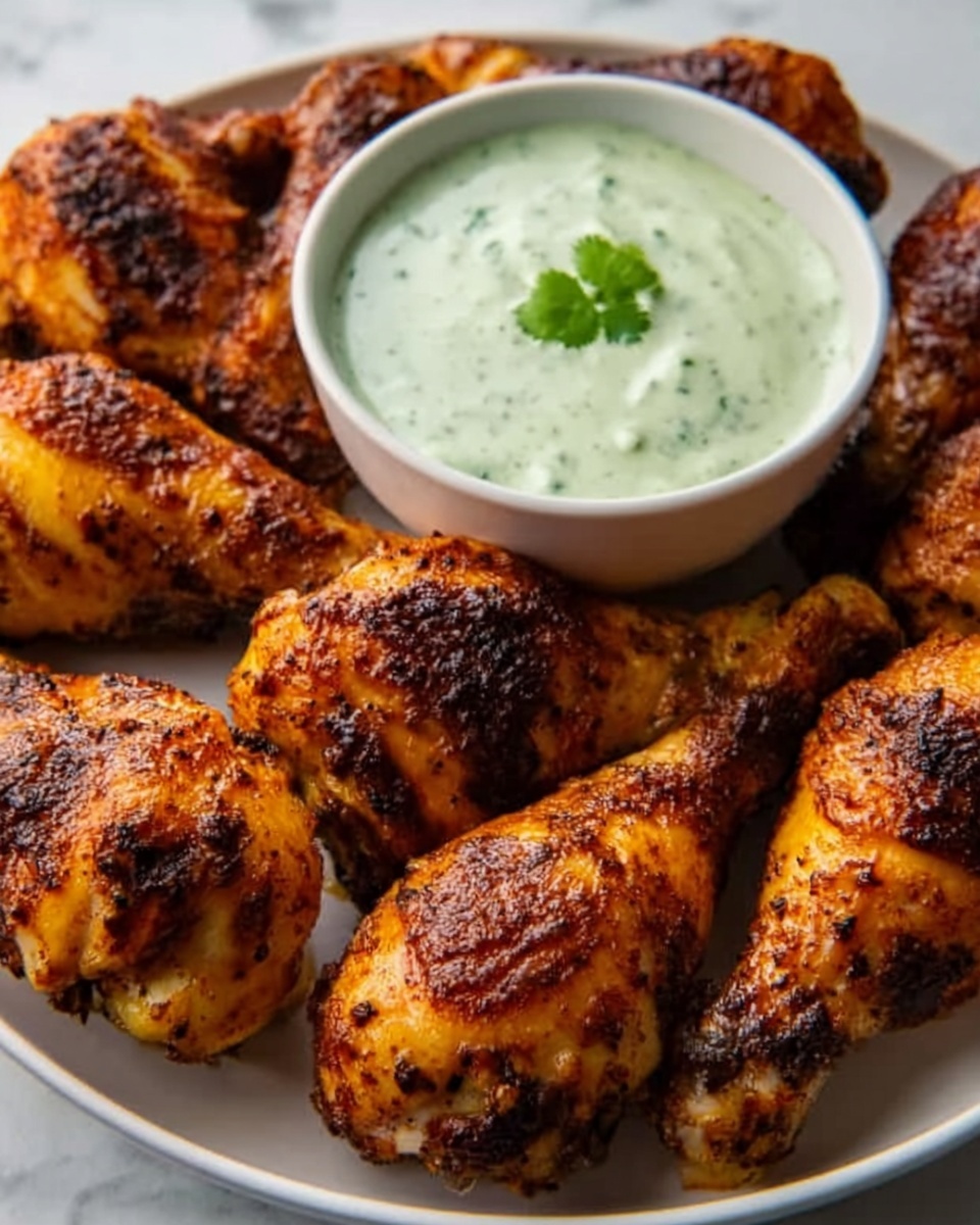 Peruvian-Style Roast Chicken with Green Sauce Recipe - Recipe Image