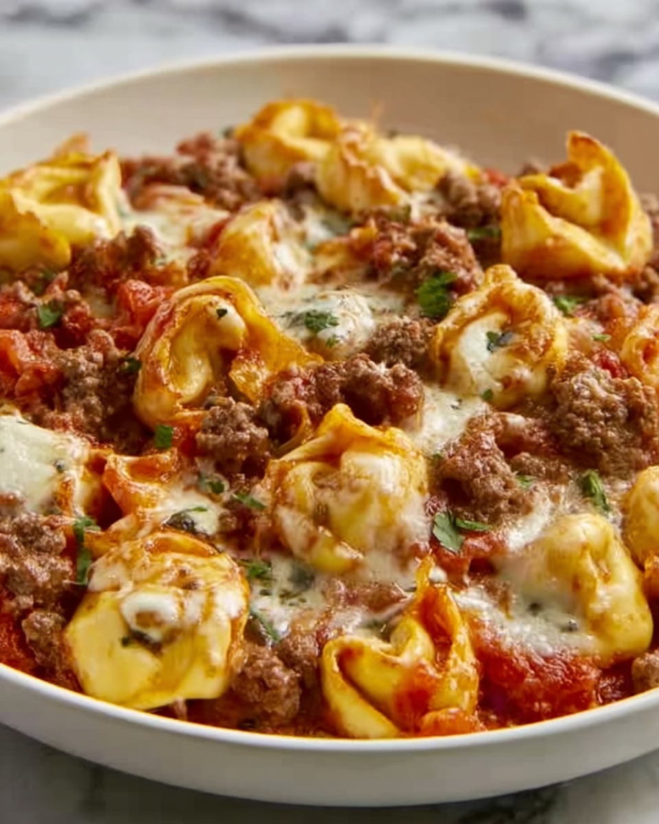 Meat Lovers Pizza Tortellini Recipe - Recipe Image