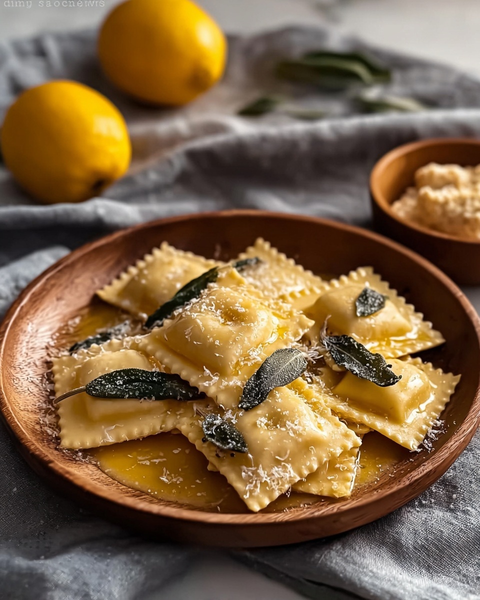 Vegan Lemon Ricotta Ravioli: An Incredible Ultimate Recipe - Recipe Image