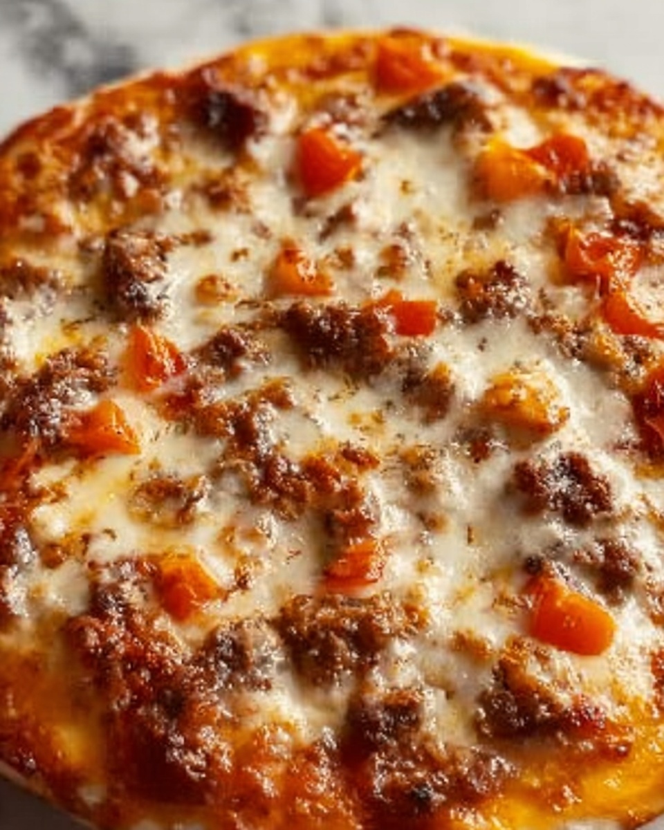 Pizza Flavored Burgers Recipe - Recipe Image