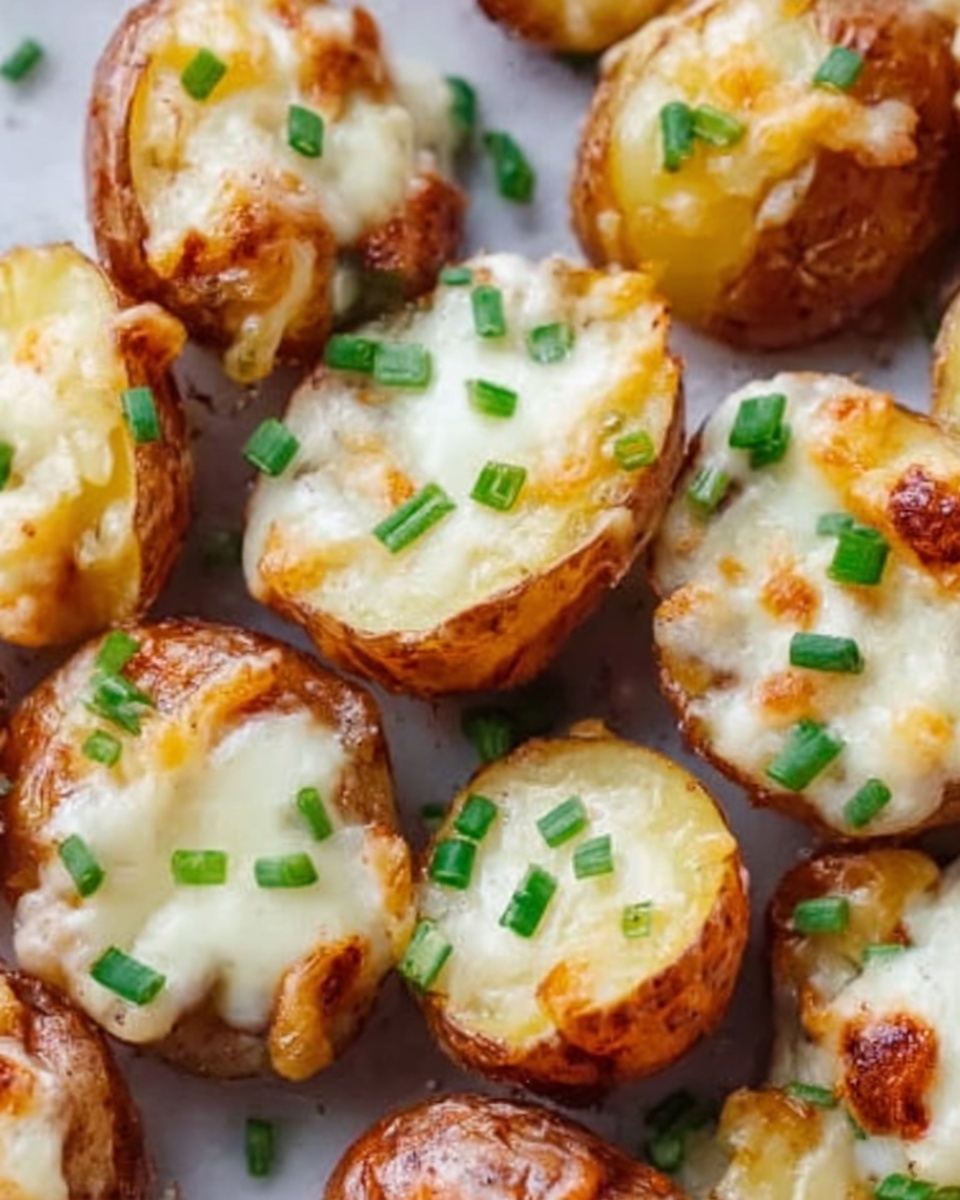 Cheesy Ranch Roasted Potatoes with Green Onion Garnish Recipe - Recipe Image
