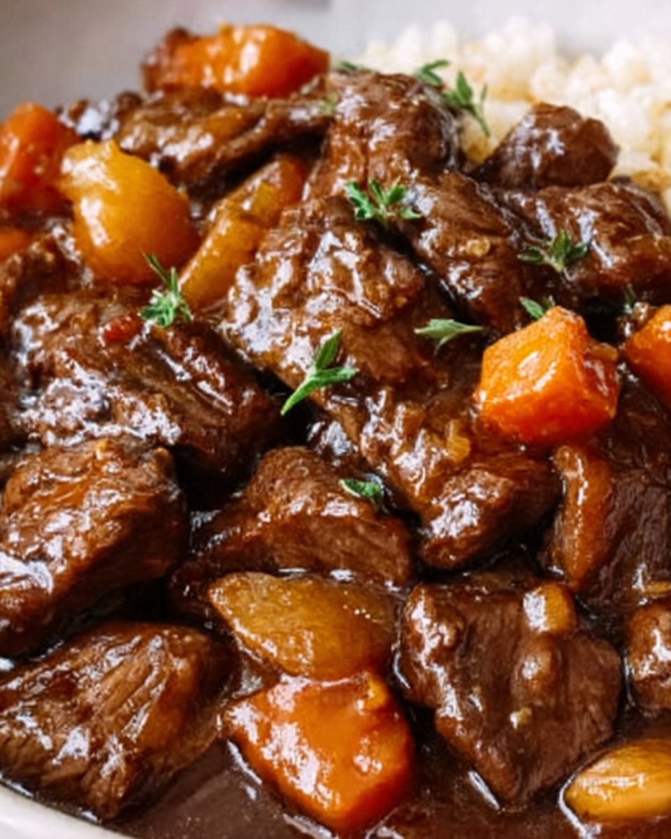 High Protein Beijing Beef Rice Bowls Recipe - Recipe Image