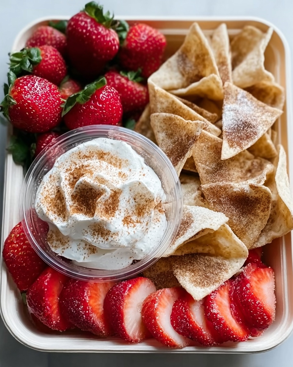 Strawberry Cheesecake Nachos Recipe - Recipe Image