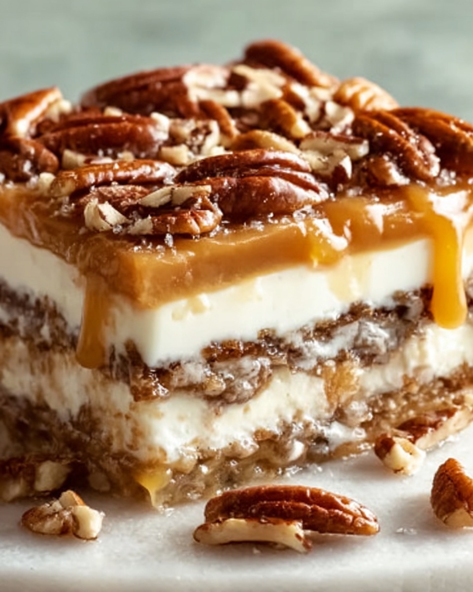 Southern Charm Pecan Pie Lasagna Recipe - Recipe Image
