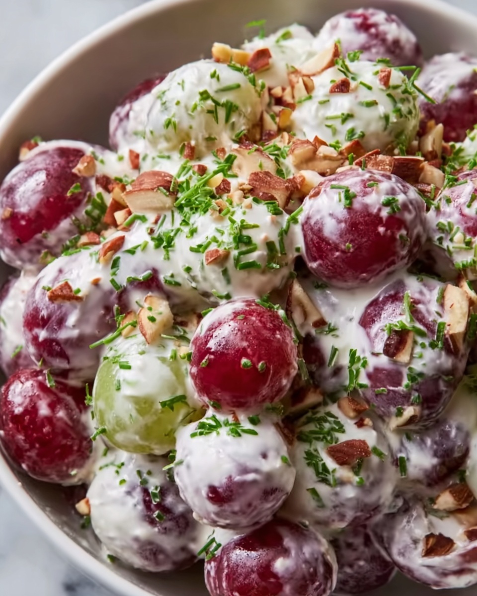 Creamy Grape Salad Recipe - Recipe Image