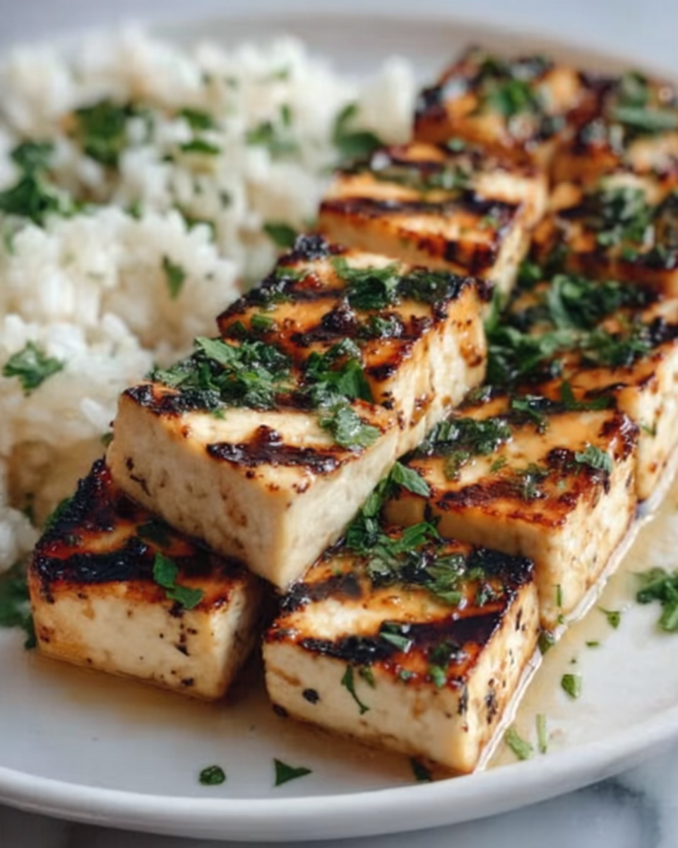 Garlic Herb Butter Tofu Recipe - Recipe Image