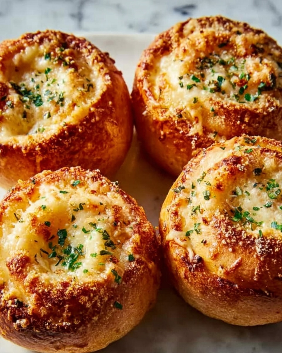 Garlic Parmesan New York Pizza Rolls Recipe - Recipe Image