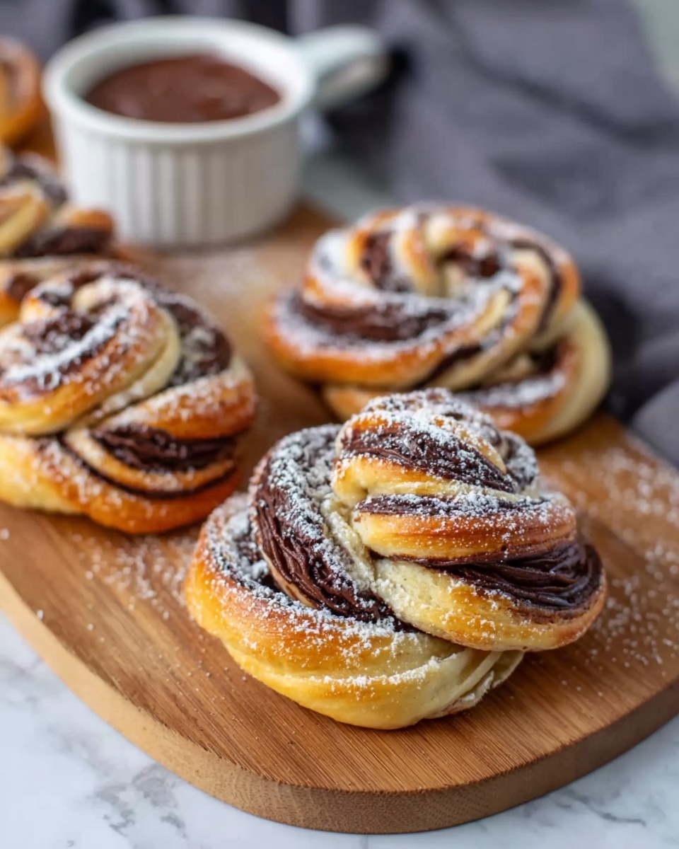 Nutella Puff Pastries Recipe - Recipe Image
