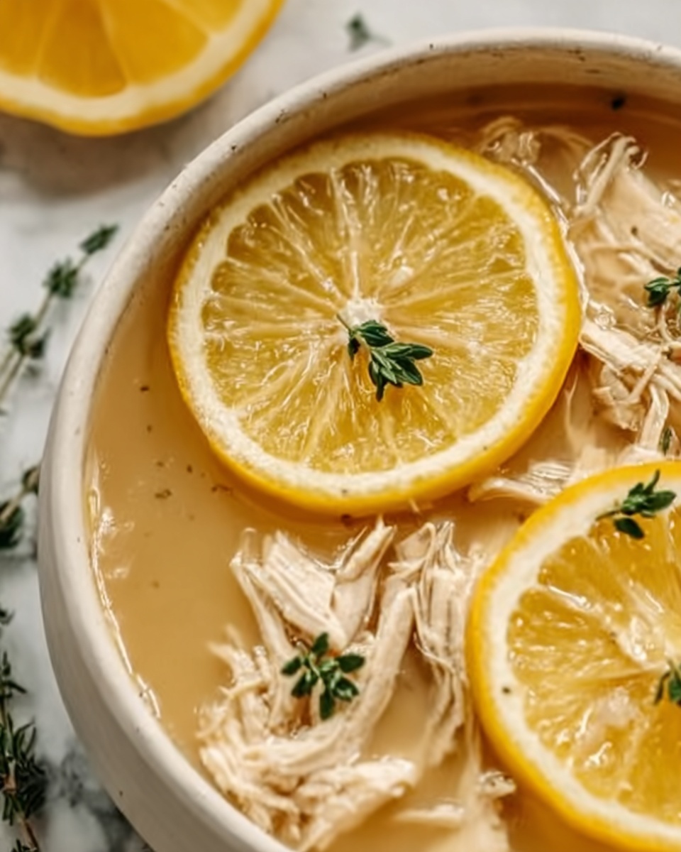 Mediterranean Lemon Chicken Soup Recipe - Recipe Image