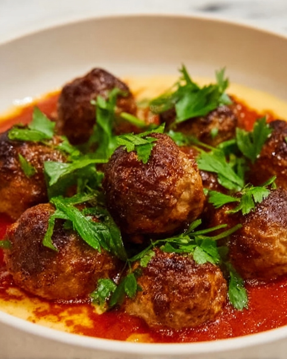 Marry Me Chicken Meatballs Recipe - Recipe Image
