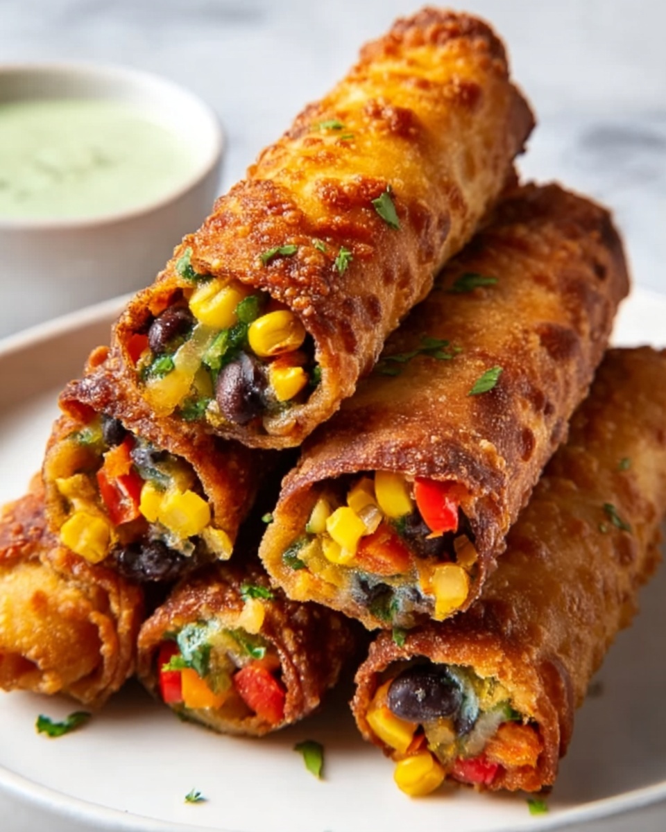 Southwest Chicken Egg Rolls Recipe - Recipe Image