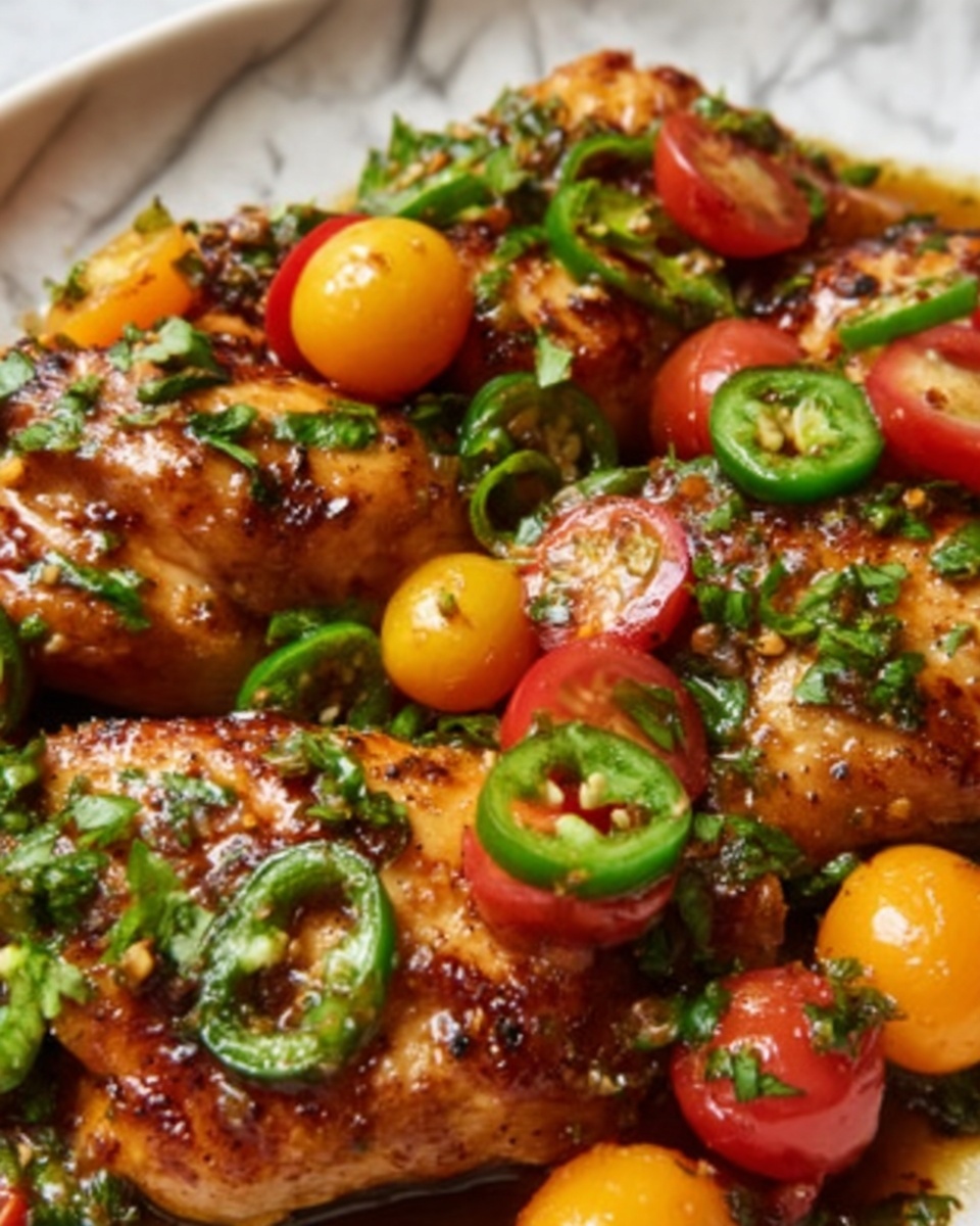 Jalapeno Peach Chicken Recipe - Recipe Image