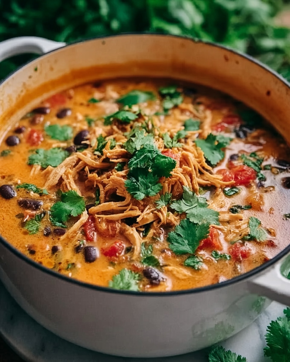 Creamy Chicken Enchilada Soup Recipe - Recipe Image
