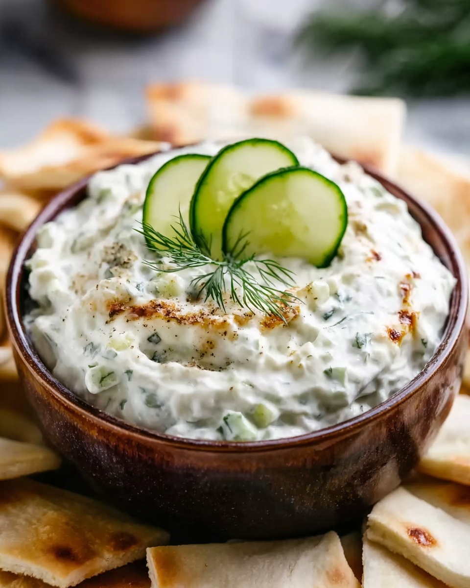 Creamy Tzatziki Sauce Dip Recipe - Recipe Image
