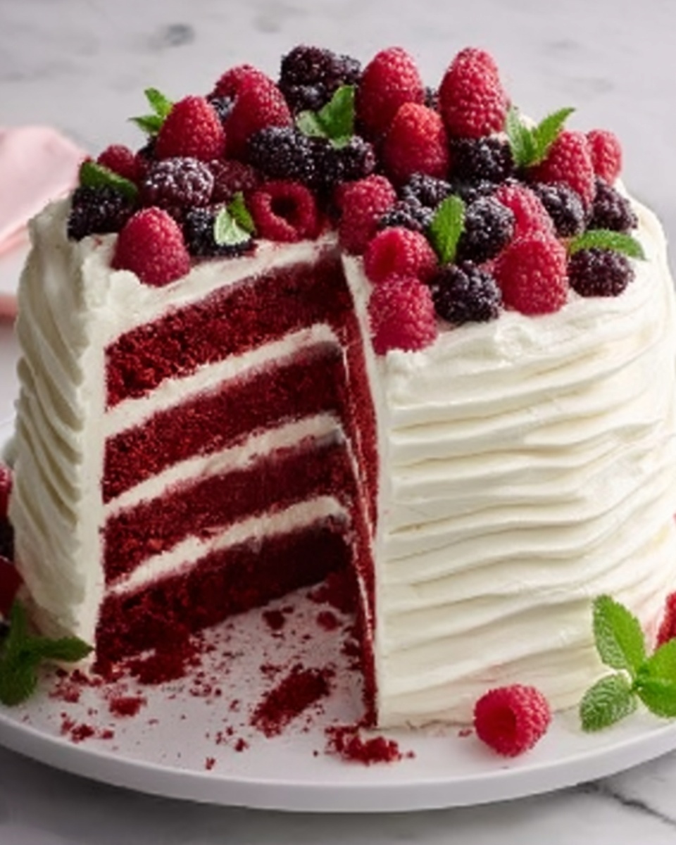 White Chocolate Raspberry Dream Cake Recipe - Recipe Image
