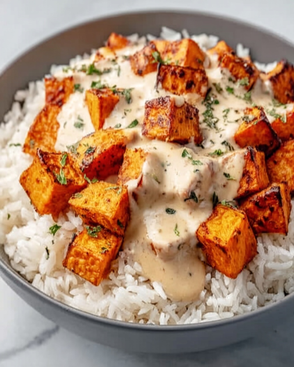 BBQ Chicken & Roasted Sweet Potato Bowls Recipe - Recipe Image
