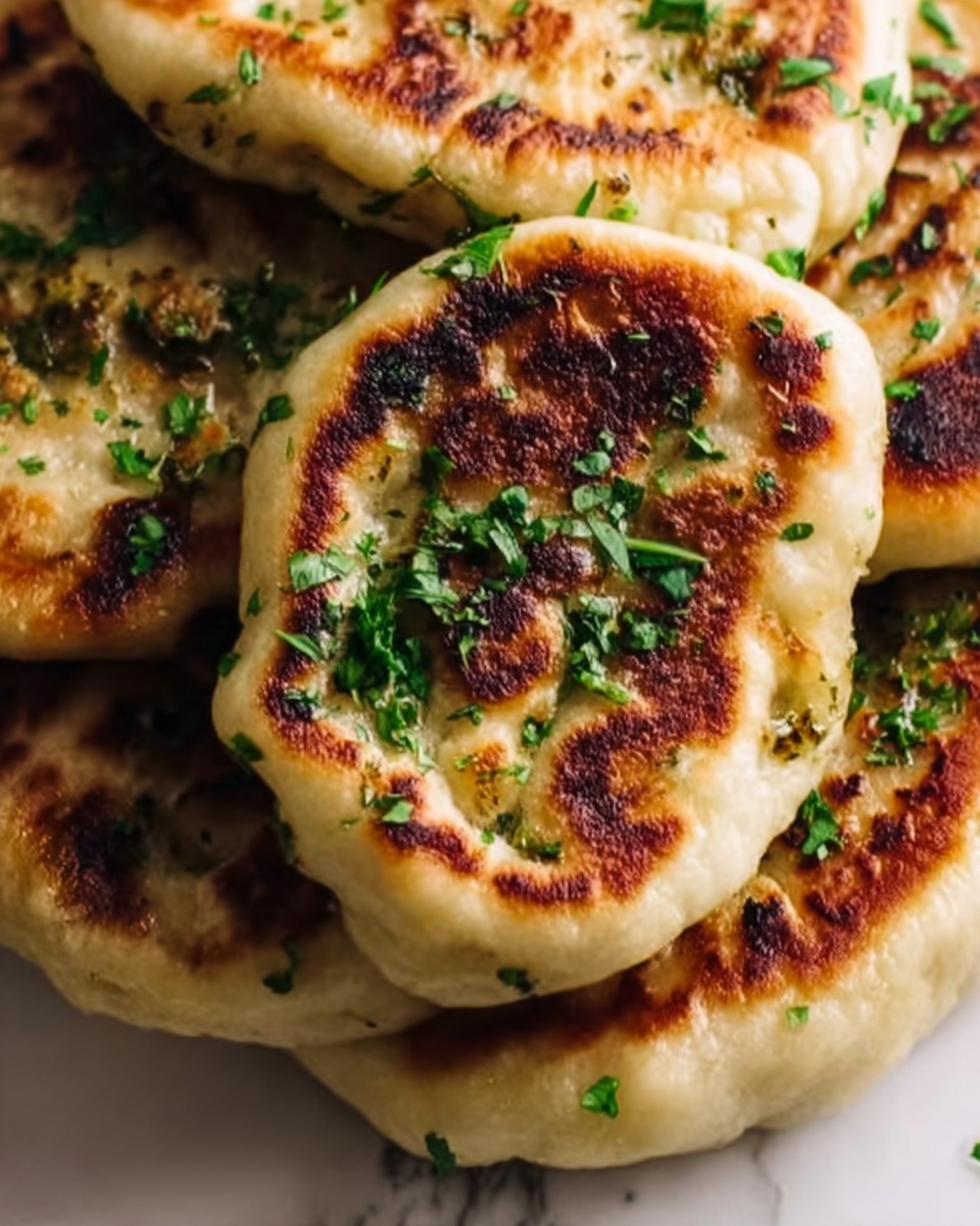 Speedy Dumpling Stuffed Flatbreads Recipe - Recipe Image