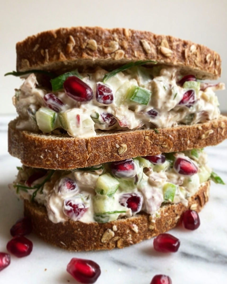 Pomegranate Apple Chicken Salad Recipe - Recipe Image