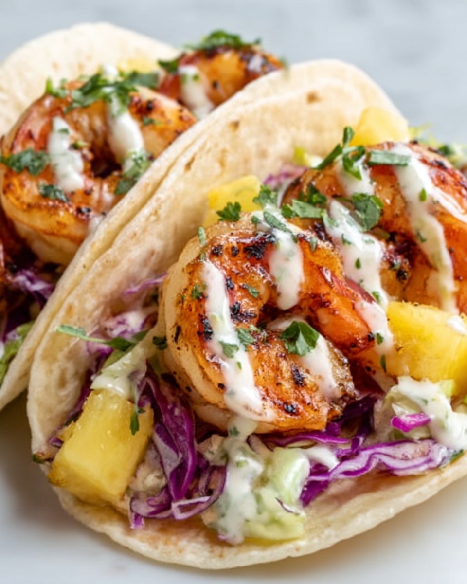 Jerk Shrimp Tacos with Pineapple Salsa Recipe - Recipe Image