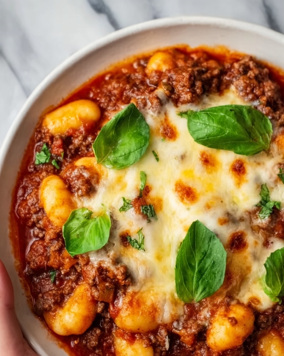 Cheesy Bolognese Gnocchi Bake Recipe - Recipe Image