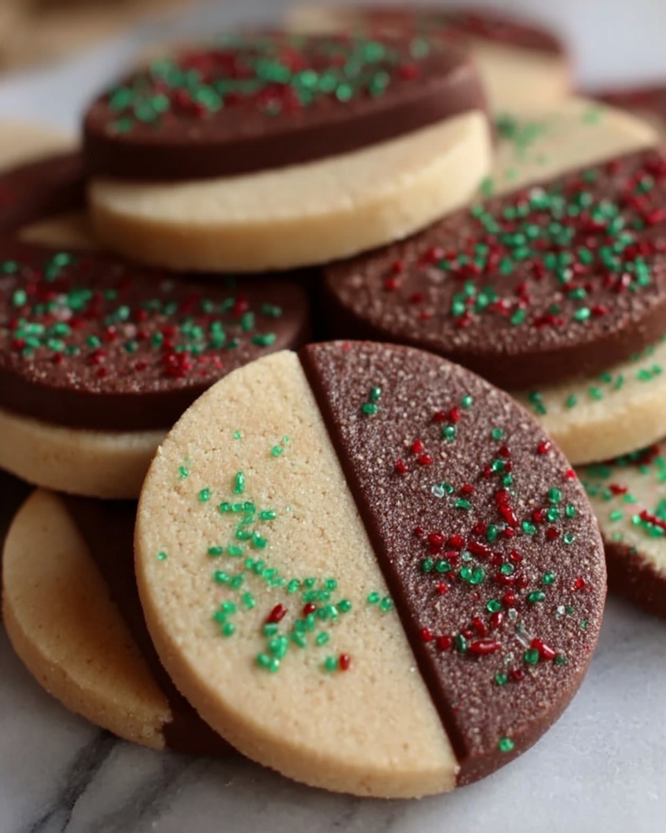 Chocolate Shortbread Cookies Recipe - Recipe Image