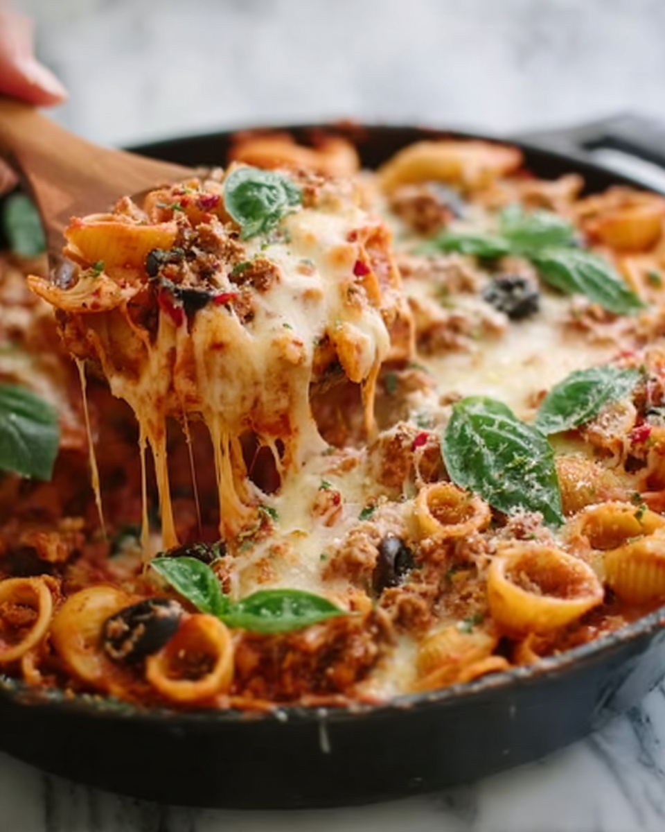 Pizza Casserole Recipe - Recipe Image