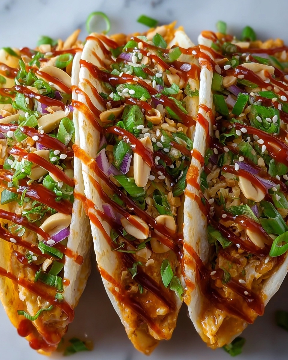 Crispy Chicken Wonton Tacos Recipe - Recipe Image